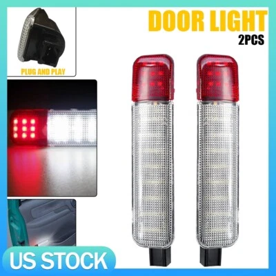 [BRILLANTE] Para Chevy/GMC C/K 97+ Tahoe Yukon Panel LED Luces de Puerta Lámparas de Cortesía Foto 1 de 4