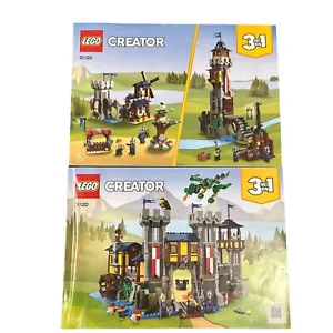 LEGO Instruction MANUALS Medieval Castle 31120-3-in-1 Creator (2-Booklets) VGC! - Picture 1 of 6