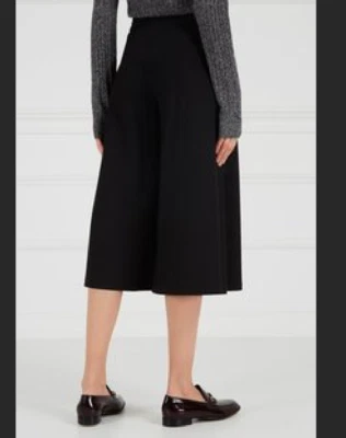 Stella McCartney Wide Flare Leg Black Dress Pants size 44 Made of Wool $765 - Image 1 of 4