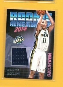 D26019  2016-17 Hoops Rookie Remembrance Memorabilia #53 Dante Exum