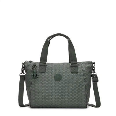 Kipling AMIEL Medium Handbag - Sign Green Emb RRP £93