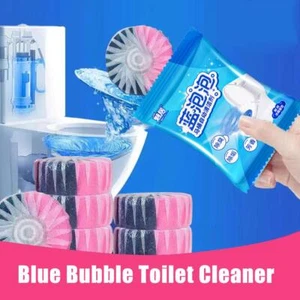 Bloque de inodoro azul desodorante tanque de agua rosa de doble efecto↖ limpiador J W2N2 - Imagen 1 de 10