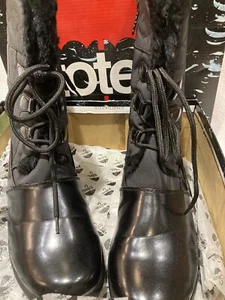 Totes Caitlin Womens Black 10 MEDIUM Waterproof Side Zip Up Boots New In Box! - Picture 1 of 12