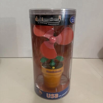 Retro Desktop USB Flower Fan Desklamations Bloomin Breezy - Image 1 of 4