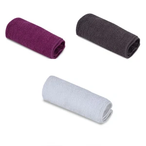 Asciugamano turbante capelli asciugatura rapida testa 100% puro cotone avvolgente cuffia da bagno - Foto 1 di 10