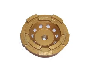 4-1/2 DIAMOND GRINDING CUP WHEEL 50/60 GRIT DRY SHAPING SMOOTHING CONCRETE - Picture 1 of 1