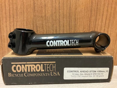 NOS CONTROLTECH USA Full Alu black AHEAD stem 150 1 1/4"-1 1/8"-10 Limited black - Bild 1 von 4