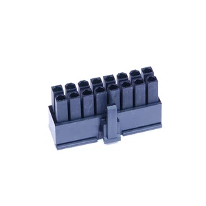 Shakmods 16 pin Female Power Supply Connector Socket Black + 16 Free Female Pins - Picture 1 of 2