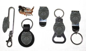 To Protect and Serve Police Badge Bottle Opener Key Fob Key Holder Money Clip  - Picture 1 of 8