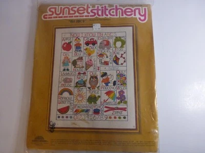 Sunset Stitchery My ABC's Alphabet Embroidery Kit - Image 1 of 3