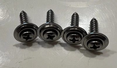 Jeep Grand Wagoneer 1984-1991 Front Door Card Chrome Screw Set - Image 1 of 2