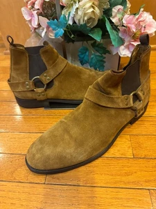 Frye Scott Chelsea Boots Herren Größe 12 Knöchelgurt Braun Wildleder Chukka 12(800 - Bild 1 von 10