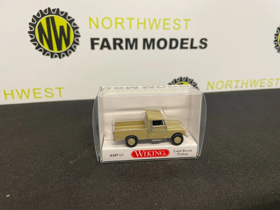 WIKING 1:87 SCALE 010703 LAND ROVER PICKUP "CREAM" - Image 1 of 1