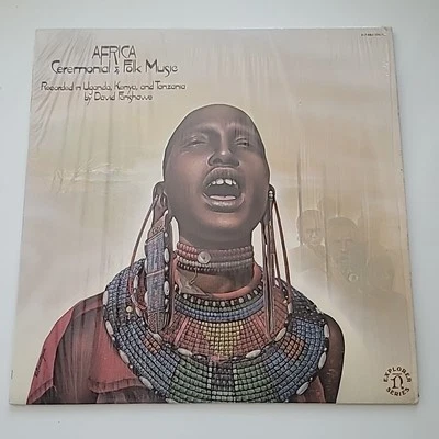 AFRICA CEREMONIAL FOLK MUSIC LP1995 Explorer Uganda Kenya Tanzania H72063 STEREO - Image 1 of 4