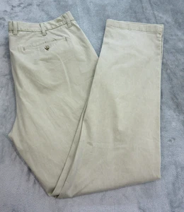 Tommy Bahama Pantalones Para Hombre 38 x36 (Real 36 x 35) Chino Beige Bolsillos - Imagen 1 de 12