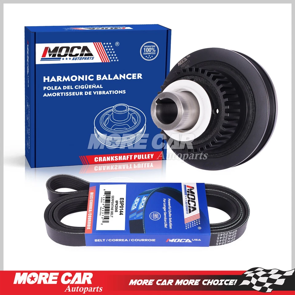 Cinturón serpentino equilibrador armónico para Ford Aerostar Explorer Ranger 90-93 1996 Foto 1 de 4