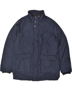 DOCKERS Mens Windbreaker Jacket UK 40 Large Navy Blue Polyester AC30 - Picture 1 of 3