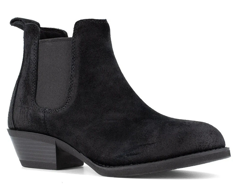 FRYE Supply Women's Steel Toe Chelsea Safety Work Boot Black FR40501F 11 Women