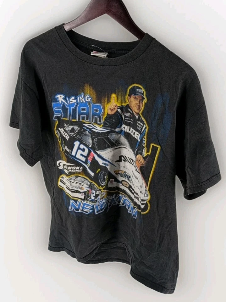 Camisa Chase Auténtica Ryan Newman Para Hombre L Negra Carreras Clásica Nascar Foto 1 de 2