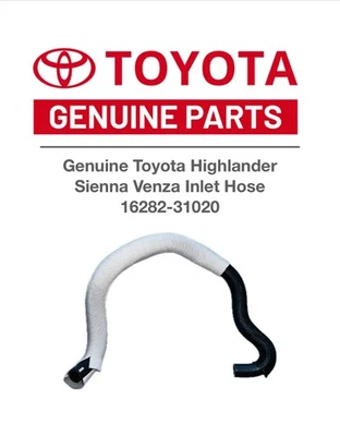 Manguera de entrada genuina Toyota Highlander Sienna Venza 16282-31020 Foto 1 de 4