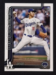 2025 Topps Series 2 Roki Sasaki #558 Rookie Card Los Angeles Dodgers - Picture 1 of 2