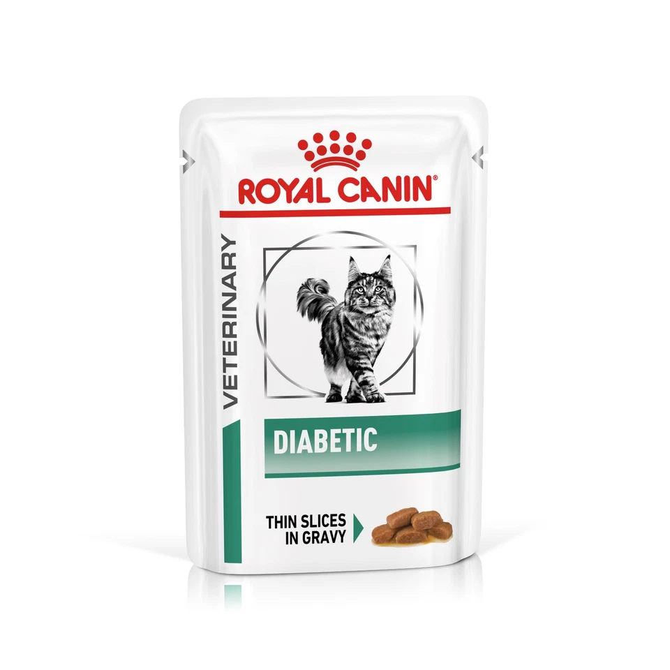 ROYAL CANIN VETERINARY DIET Royal Canin Diabetic 48x85 g | Katze | Blutzuckerspiegel | Diabetes
