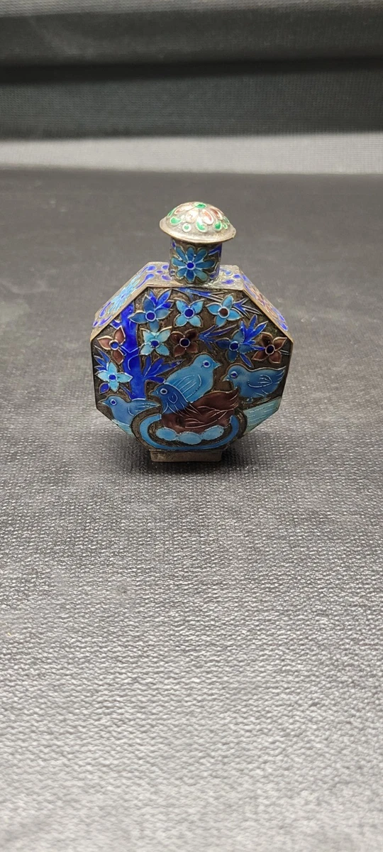 古董原始景泰蓝古董中国鼻烟壶| eBay