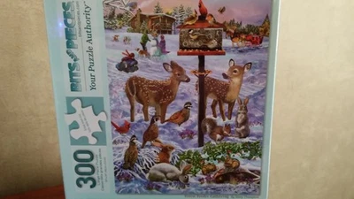 Rompecabezas 300 piezas FORMATO LG ALIMENTADOR FORESTAL RECOLECCIÓN--SELLADO Foto 1 de 2