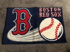20" x 30" baseball Tufted Rug Boston Red Sox mat By Northwest MLB - Picture 1 of 1
