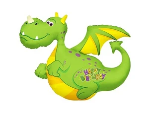 Green Dragon 36'' Balloon Birthday Party Decorations - Picture 1 of 1