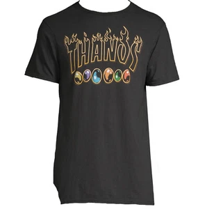 Camisa de los Vengadores Thanos Flames Infinity Stones Endgame Marvel Camiseta para Hombre Pequeña-XXL - Imagen 1 de 4