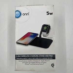 Onn ONA19WI704 2 IN 1 Wireless Fast Charger Charging Pad Stand M48D - Picture 1 of 3