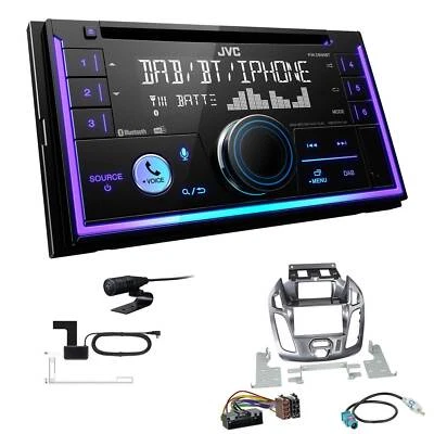 JVC KW-DB95BT Radio Bluetooth für Ford Tourneo Transit Connect Nebula Display - Bild 1 von 4
