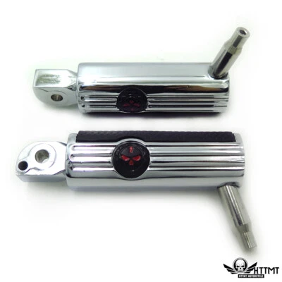 Estriberas cromadas Defiance para Suzuki Intruder 1400/Boulevard S83 1995-2008 (traseras) Foto 1 de 4