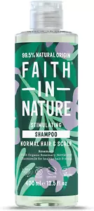 Faith In Nature Natural Rosemary Shampoo Stimulating for Normal Hair Scalp 400ml - Picture 1 of 3