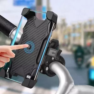 Bicycle Motorcycle MTB Bike Handlebar Silicone Mount Holder for Cell Phone GPS - Picture 1 of 6