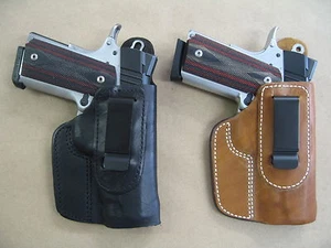 Funda ocultadora de cuero Azula en la cintura IWB CCW para... Elige el color de la pistola - B - Imagen 1 de 12
