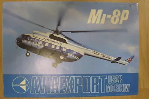 Russische Werbebroschüre Flugzeug Hubschrauber MI-8P Aeroflot Aviexport alt - Bild 1 von 3