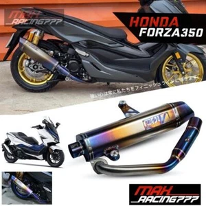 Titanium Exhaust Pipe Full System For Honda Forza 350 Nss 350 2022 - Picture 1 of 9