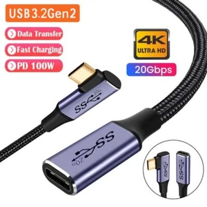 20Gbps USB-C Extension Wire PD 100W Fast Charging Line for Laptop Mobile Phone - Picture 1 of 15
