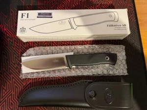 Fallkniven - F1 Wolf Knife - VG-10W Laminato Fodero In Cuoio - Coltello Svedese - Imagen 1 de 4