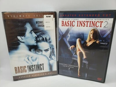 Basic Instinct DVD Lot: Basic Instinct 1 & 2. Like-new Condition  - Image 1 of 3