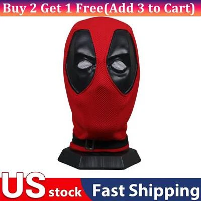 Cosplay High Quality  Deadpool Full Face Mask Perspective Breathable Knit Helmet - Image 1 of 4
