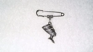 Nefertiti Colgante Dije Diseño Chaqueta Unisex Abrigo Bufanda Broche Pin Joyería Regalo - Imagen 1 de 2