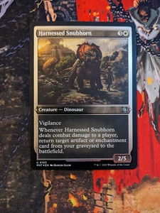 MTG Card: Harnessed Snubhorn (March Machine: Aftermath) FOIL ETCHED - Bild 1 von 1