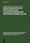 `Horlbeck, Wolfgang, Emons,... Spektroskopische Methoden Z (US IMPORT) HBOOK NEW