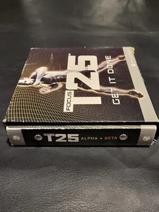 Beachbody FOCUS T25 Alpha + Beta Get It Done Workout 9 DVD Set - - Foto 1 di 4