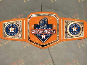 Houston Astros World Series Championship Belt Adult Size 2mm Brass - Picture 1 of 4