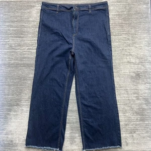 Oat New York Jeans Size 22W Womens Straight Leg High Rise Blue Denim - Picture 1 of 10