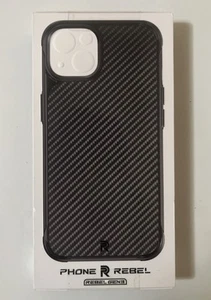 Phone Rebel- GEN3 Aramid Fiber Durable Case For iPhone 13 Only, Black New In Box - Picture 1 of 3
